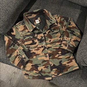 Camouflage Corduroy Jacket